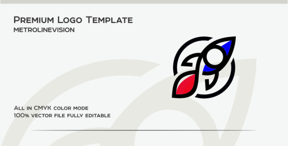 Шаблон логотипа на тему графика