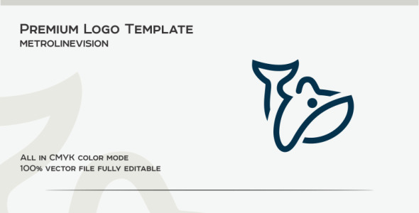 Шаблон логотипа на тему графика