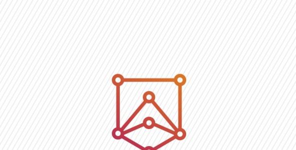 Шаблон логотипа на тему графика