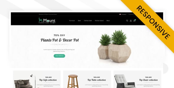 шаблон opencart мебельного магазина