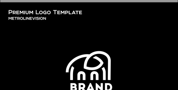 Шаблон логотипа на тему графика