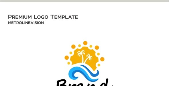 Шаблон логотипа на тему графика