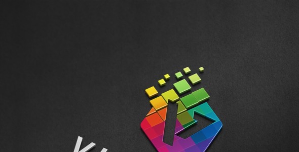 Шаблон логотипа на тему графика