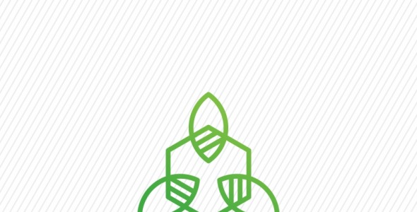 Шаблон логотипа на тему графика