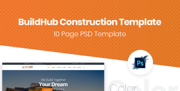 Адаптивный PSD шаблон на тему агентство недвижимости