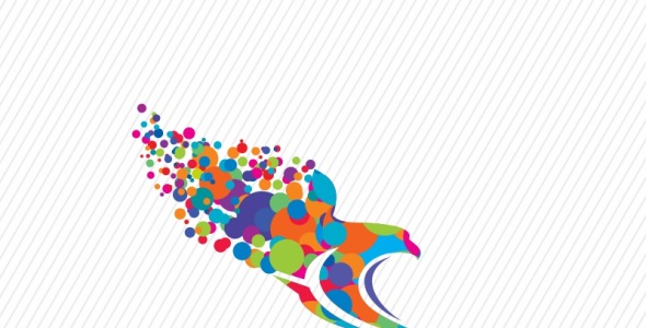 Шаблон логотипа на тему графика