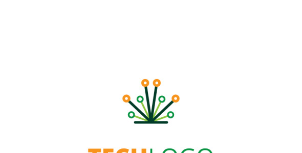 Шаблон логотипа на тему графика