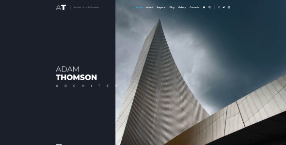 solid architecture agency joomla шаблон