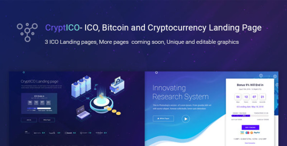 PSD шаблон на тему финансы