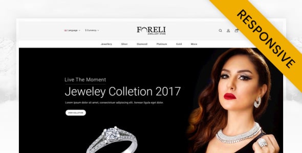 шаблон opencart ювелирного магазина