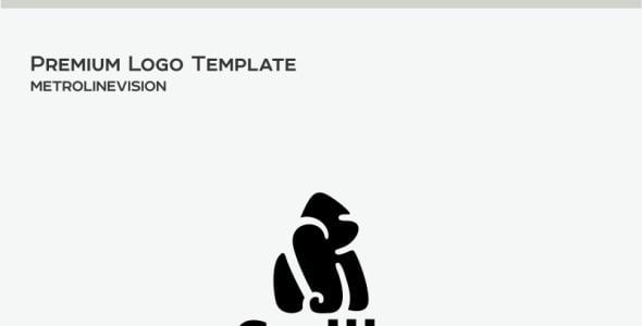 Шаблон логотипа на тему графика