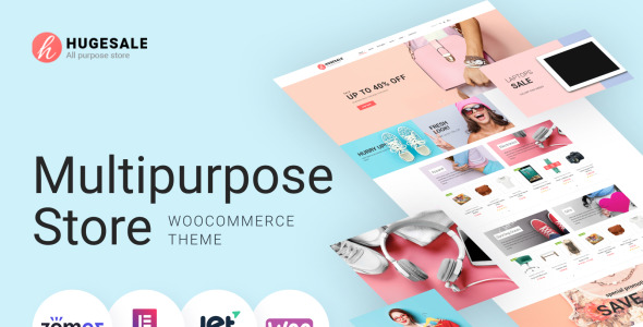 универсальный магазин элементор woocommerce тема