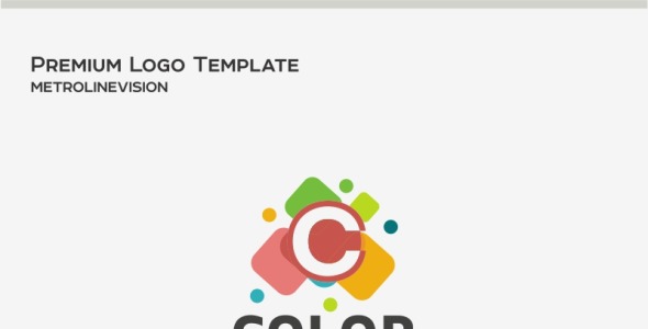 Шаблон логотипа на тему графика