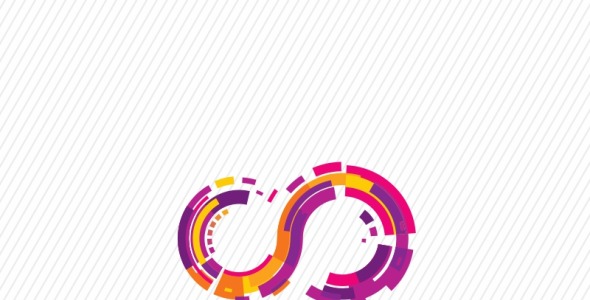 Шаблон логотипа на тему графика