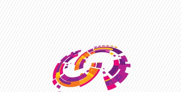 Шаблон логотипа на тему графика