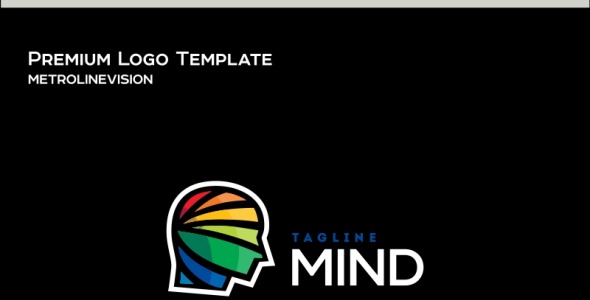 Шаблон логотипа на тему графика