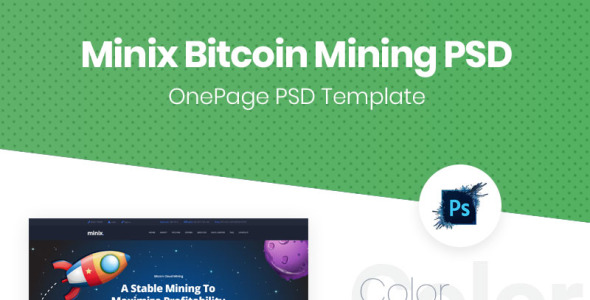 Адаптивный PSD шаблон на тему бизнес услуги