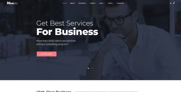 корпоративная тема wordpress elementor