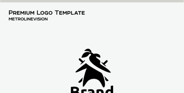 Шаблон логотипа на тему графика