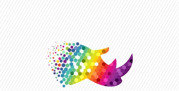 Шаблон логотипа на тему графика