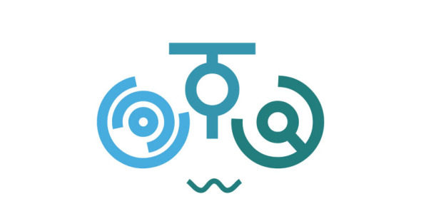 Шаблон логотипа на тему графика