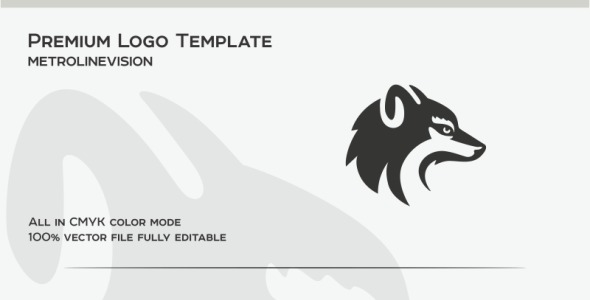 Шаблон логотипа на тему графика