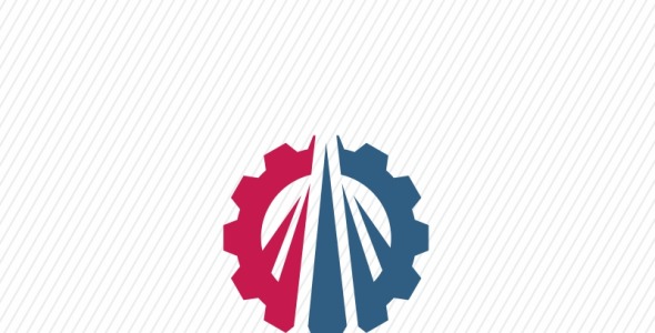 Шаблон логотипа на тему графика