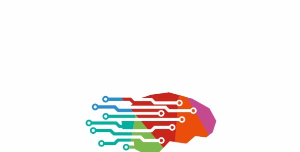 Шаблон логотипа на тему графика