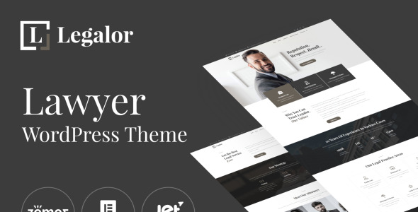 юрист wordpress elementor theme