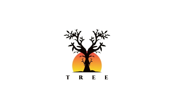 Шаблон логотипа на тему графика