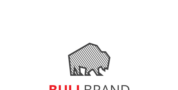 Шаблон логотипа на тему графика