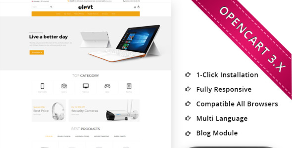 адаптивный шаблон opencart