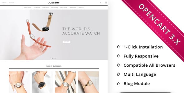 Responsive OpenCart Template