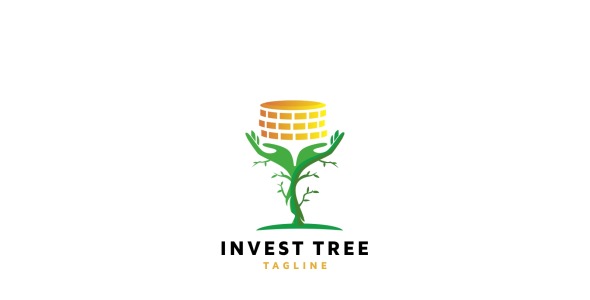 Шаблон логотипа на тему графика