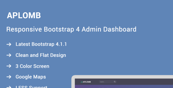 адаптивный шаблон администратора bootstrap 4