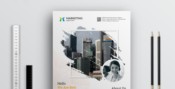 Фирменный стиль на тему графика