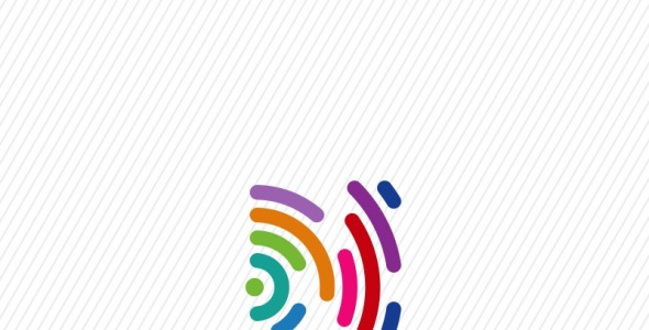 Шаблон логотипа на тему графика