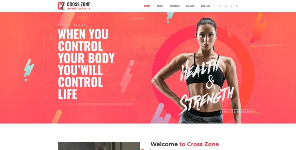 crossfit studio wordpress elementor theme