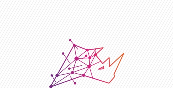 Шаблон логотипа на тему графика