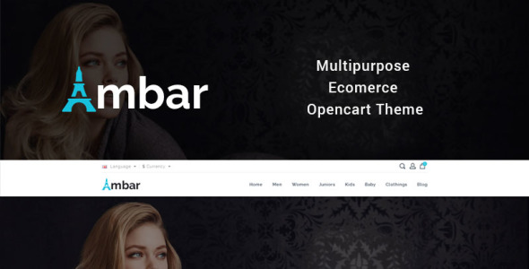 адаптивный универсальный шаблон opencart