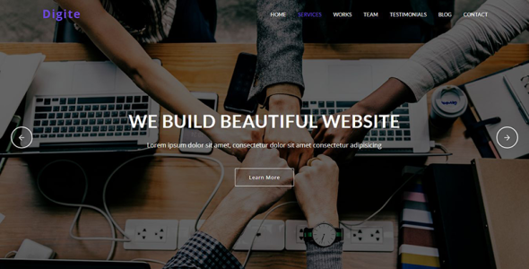 Digital Agency Landing Page Template