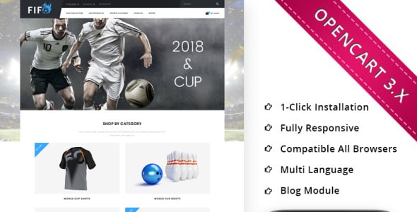 адаптивный шаблон opencart