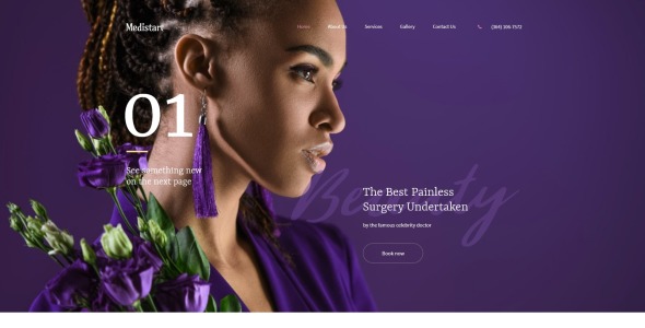 спа салон wordpress тема