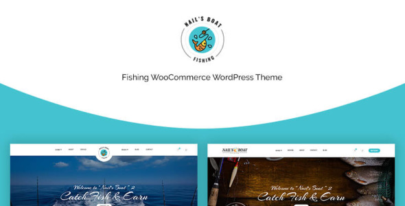 рыбалка тема woocommerce