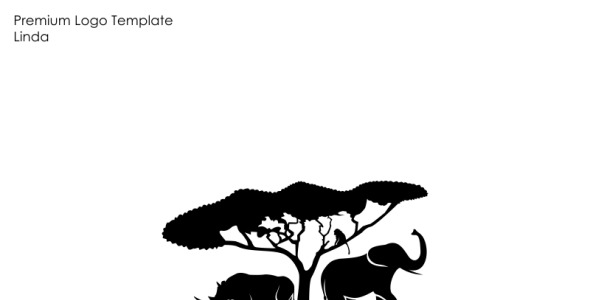 Шаблон логотипа на тему графика