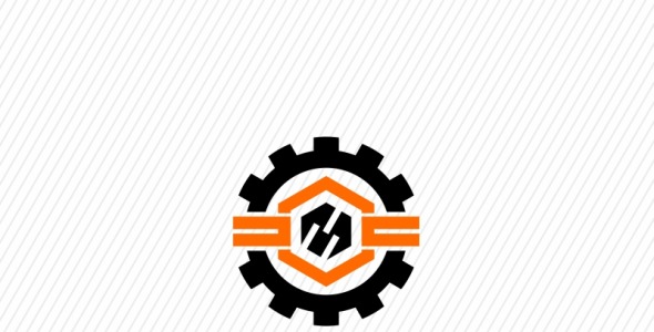 Шаблон логотипа на тему графика