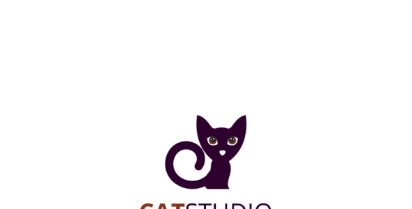 Шаблон логотипа на тему графика