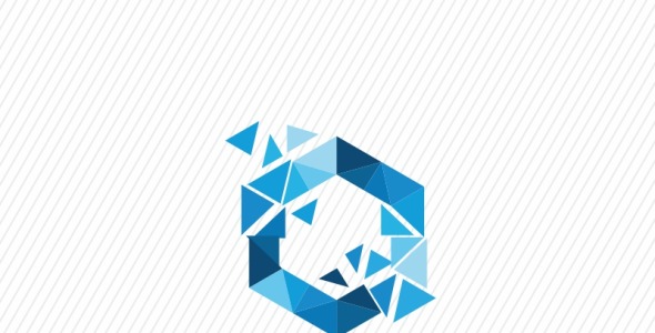 Шаблон логотипа на тему графика