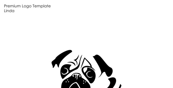 Шаблон логотипа на тему графика