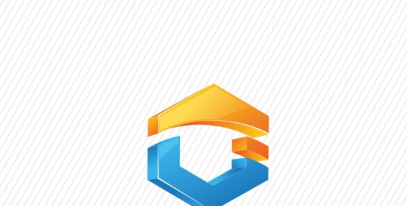 Шаблон логотипа на тему графика